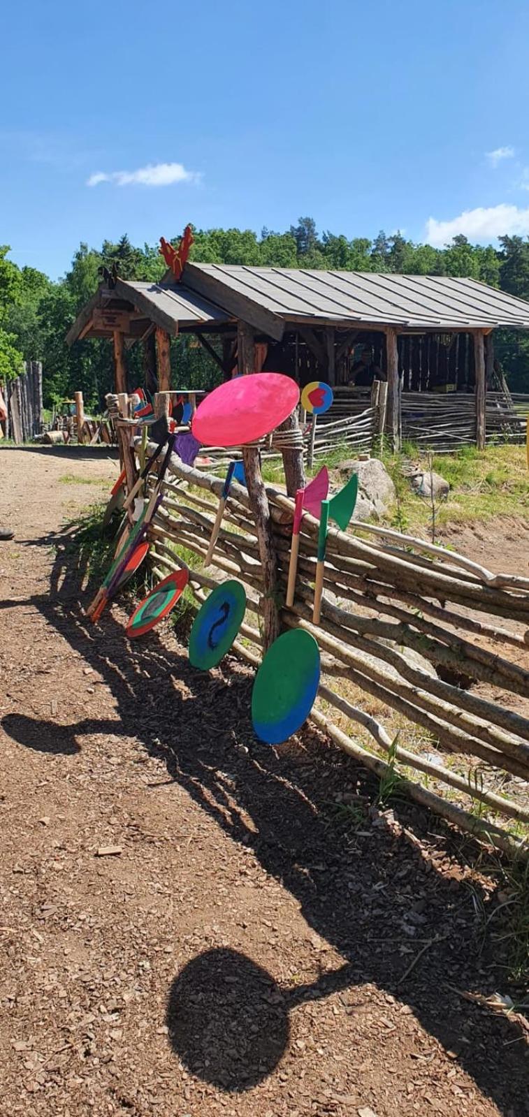 Villa Vittfarnas Vikingaby Sosdala Exterior foto